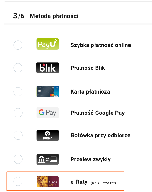 płatność na raty