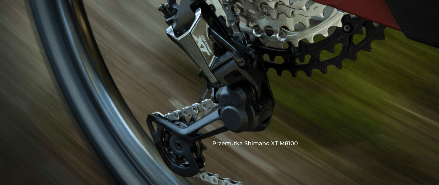 Przerzutka z grupy Shimano Deore XT M8100