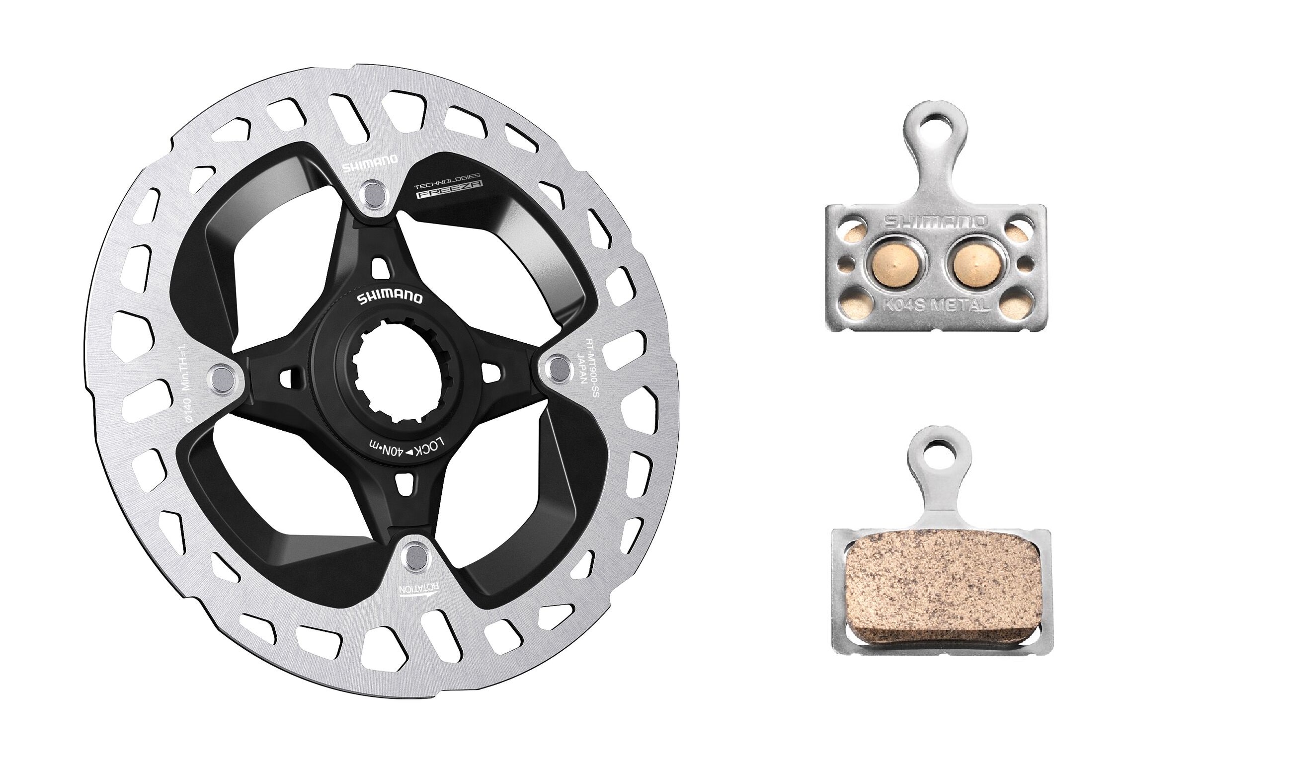 xtr m9100 shimano klocki tarcze Tarcza i klocki hamulcowe z grupy XTR M9100