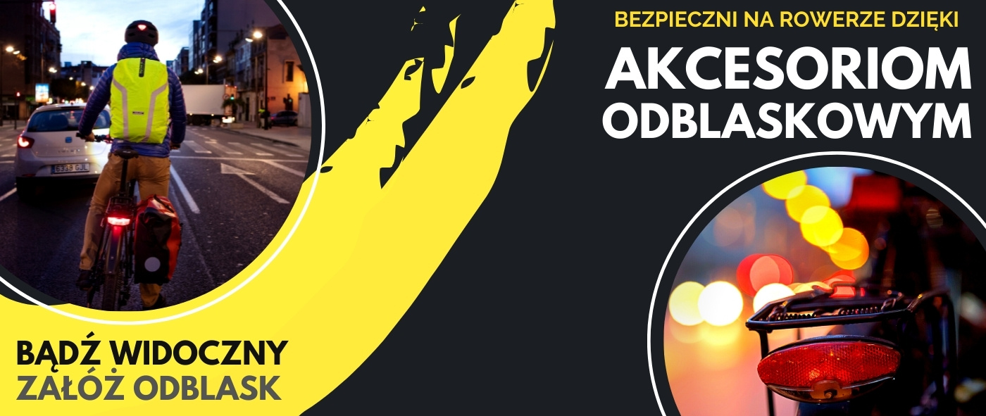 Bezpieczni na rowerze dzięki akcesoriom odblaskowym