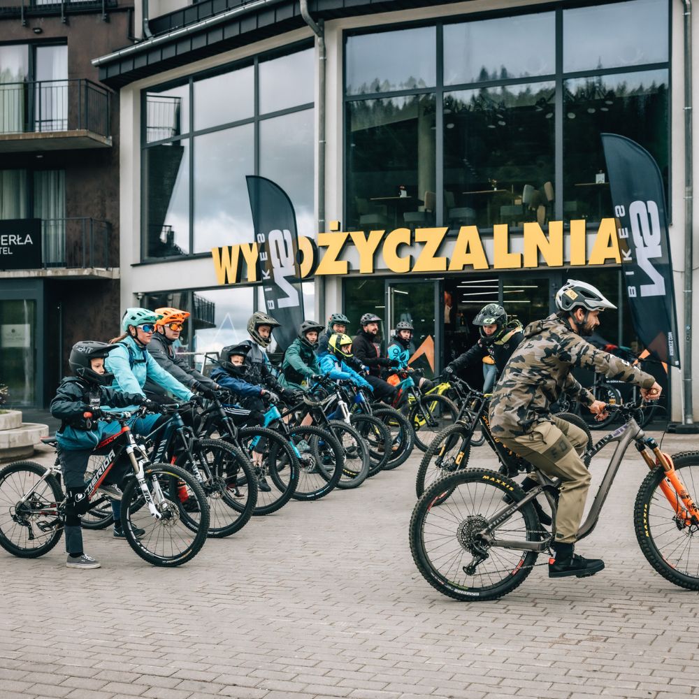 Szkoła rowerowa w Bike Park Czarna Góra