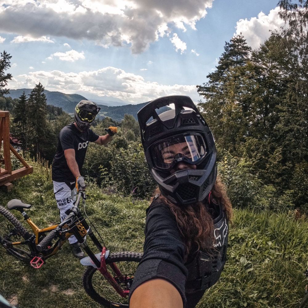 Piękne widoki w Bike Park Mosorny Groń