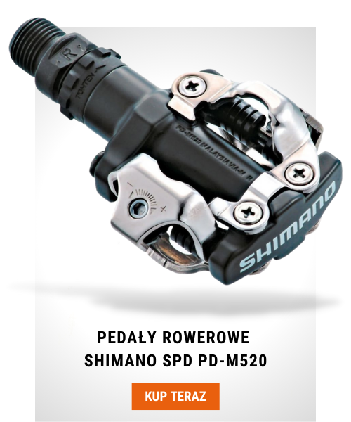 Pedały rowerowe Shimano SPD PD M520 czarne