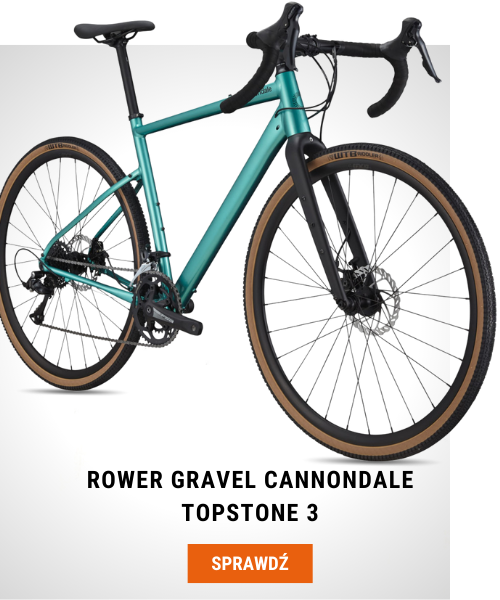 Rower gravel Cannondale Topstone 3 turkusowy