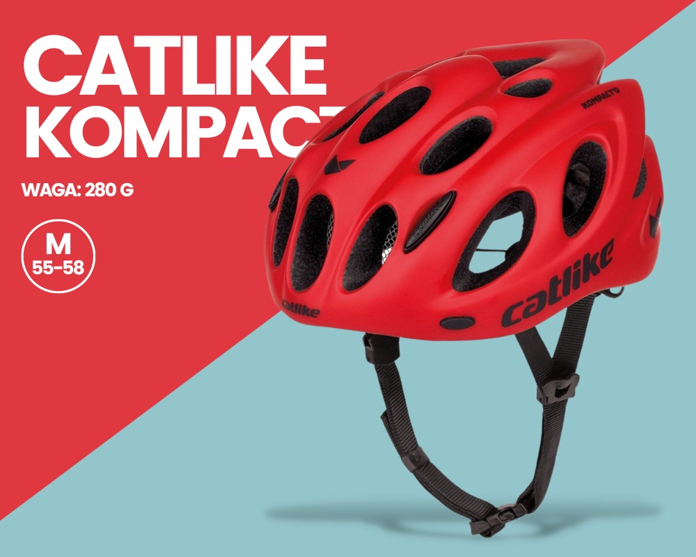Kask rowerowy Catlike Kompacto czerwony