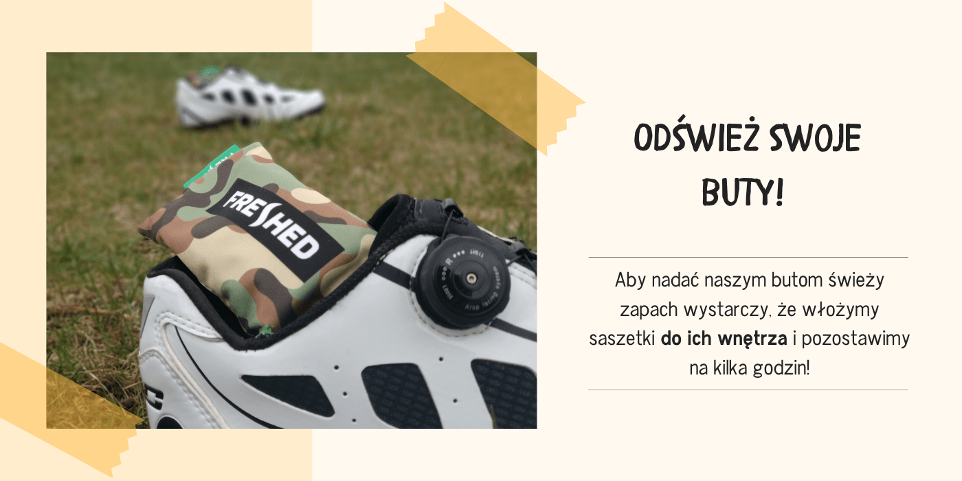 saszetki zapachowe freshed odświeżają buty