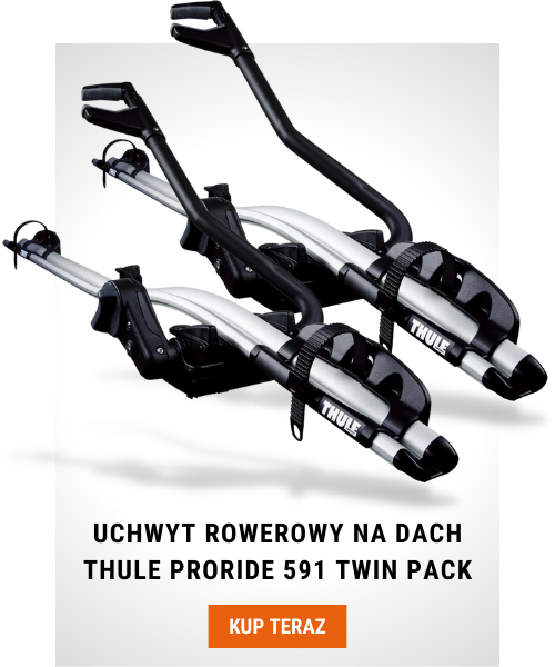 Uchwyt rowerowy na dach za ramę Thule ProRide 591 Twin Pack
