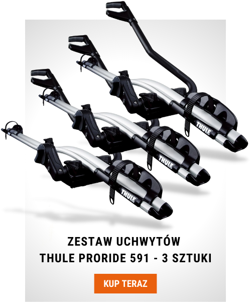 Zestaw uchwytów rowerowych Thule ProRide 591 - 3 sztuki