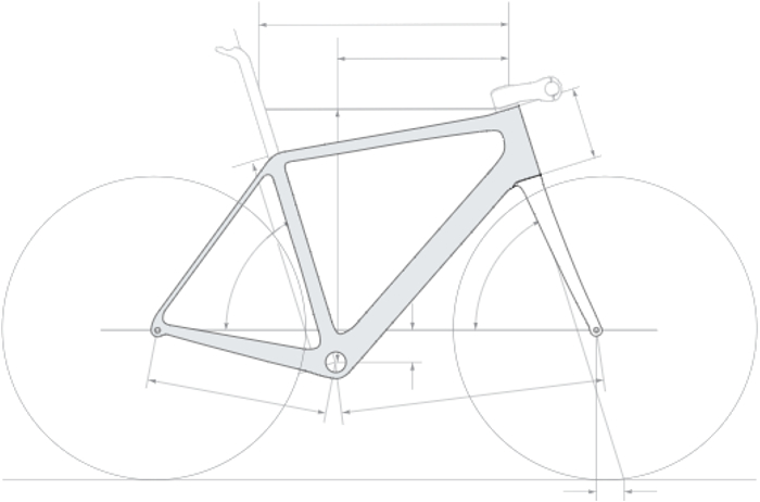 Geometria roweru Cervelo R5